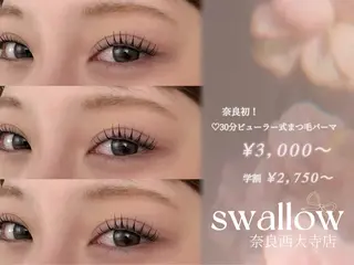 マツエク・マツパ swallow 奈良西大寺店のマツエク・マツパデザイン