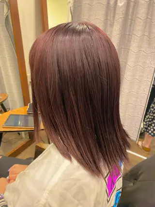セミロング カラー Design Color🐰アユミのヘアスタイル
