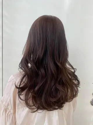 セミロング カラー 韓国ヘア顔周りカット 艶髪ベージュtamaのヘアスタイル