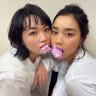 ロング ヘアアレンジ 林 瑠夏のヘアスタイル