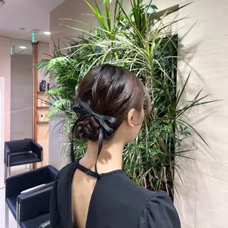 ミディアム ヘアアレンジ ヘアアレンジ /ネイル/美波のヘアスタイル