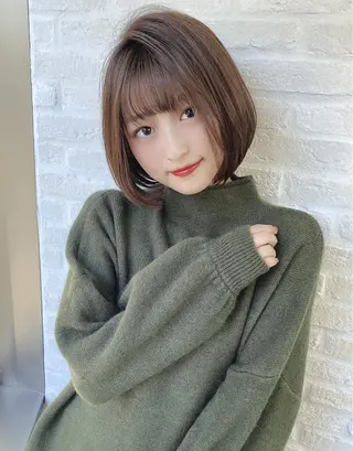 ショート ヘアリゾート粋　新宿三丁目本店所属・前地 麻衣のヘアスタイル