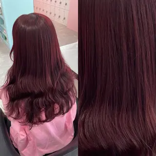 ロング カラー エフェクトブリーチ／ レイヤーカット／翔のヘアスタイル