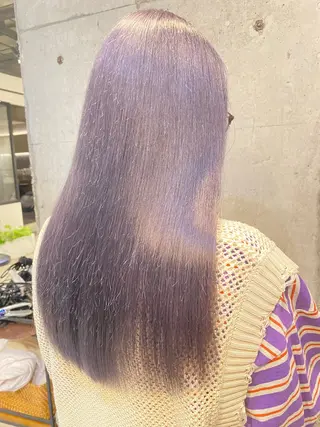 セミロング ベージュカラー/新潟 カラー特化/落合優吾のヘアスタイル