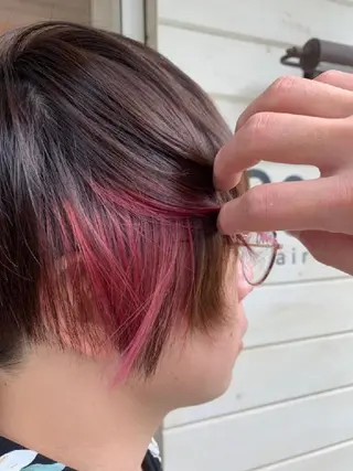 ショート カラー 木村 昇のヘアスタイル