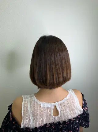 ミディアム 【清瀬】パサツキ 広がり改善川合剛史のヘアスタイル