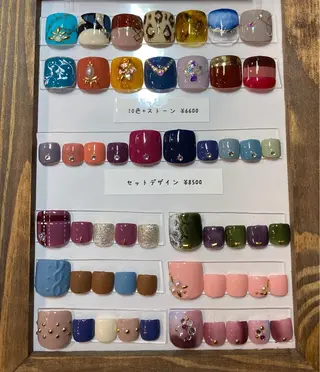 ネイル センター南 eclatのネイルデザイン