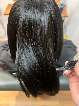 カラー 縮毛矯正モデル様募集 たがのヘアスタイル