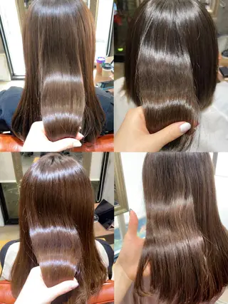 ミディアム カラー 🕊miki モテ髪🫧のヘアスタイル