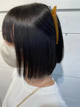 ミディアム パーマ 足立 悠輔のヘアスタイル