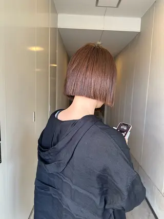 ショート GIFT所属・橋本叶夢/ ショートヘア/透け感のヘアスタイル