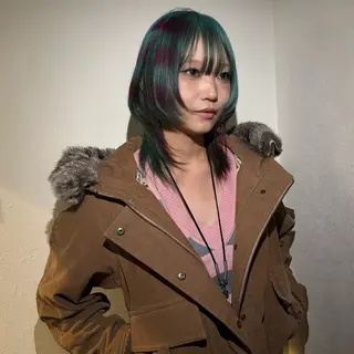 ミディアム ハッシュカット🎀 MIYU💖のヘアスタイル