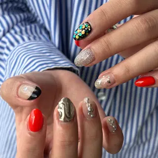 ネイル カメレオン京橋🌻 草葉由佳のネイルデザイン