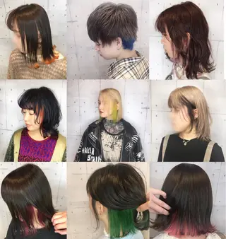 カラー 韓・中華美女ヘア 🇰🇷×🇨🇳のヘアスタイル
