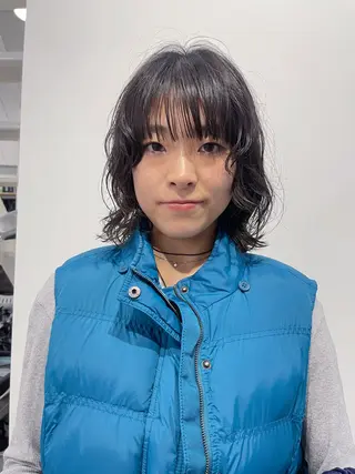 ミディアム kiyoka /外苑前、表参道のヘアスタイル