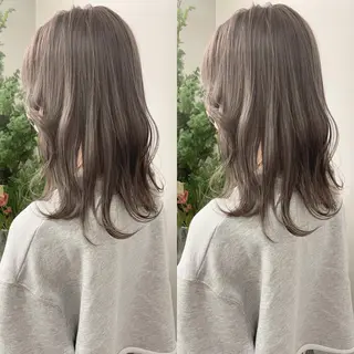 セミロング カラー 髪質改善will hairdesignのヘアスタイル