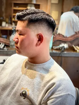 ショート L.A BARBER SHOP所属・上岡 祐のヘアスタイル