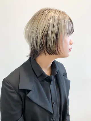 ショート 🍀ケアブリーチ カラー🍀坂井のヘアスタイル