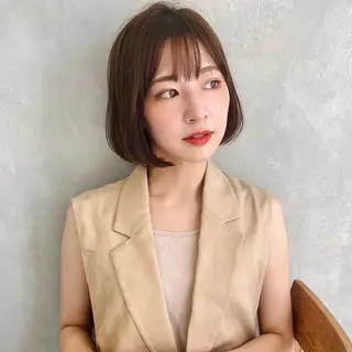 ショート カラー パーマ 💫期間限定価格💫 似合わせカット🧚のヘアスタイル