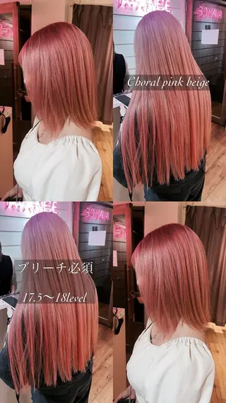 ロング 【ブロンド】【ベージ ュ系】TAKUMAのヘアスタイル