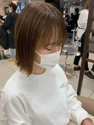 ミディアム カラー ママ美容師まつげ 🤍まき🤍のマツエク・マツパデザイン