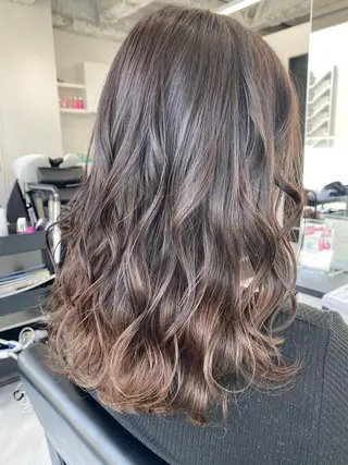 ロング カラー パーマ ヘアアレンジ キッズ ネイル マツエク・マツパ hair  mode RITZ所属・★ 里奈★のヘアスタイル