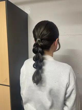 セミロング tokute 中野真咲🐺のヘアスタイル