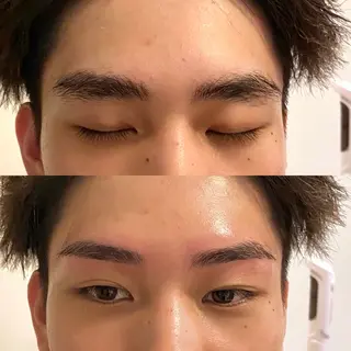 メンズ アイブロウ メンズガーデン yuriのネイルデザイン