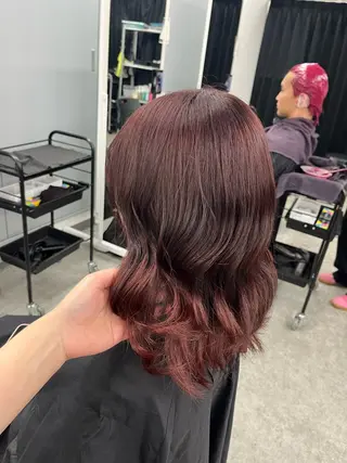 カラー 🤍セット簡単パーマ 🤍TAMAKIのヘアスタイル
