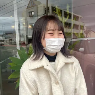 ミディアム カラー フルールドソレイユ所属・♡ナナコ♡ レイヤー/艶髪のヘアスタイル