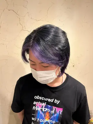 カラー メンズ 千葉 景虎のヘアスタイル