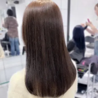 ロング カラー 🫧うる艶トレンド 🫧透明感カラーのヘアスタイル
