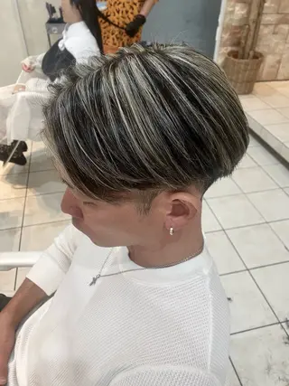 ショート カラー メンズ メンズ😎モテヘア ♠️しおり♠️のヘアスタイル