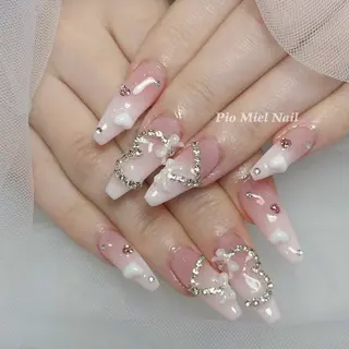 ネイル HANA 長さだしのネイルデザイン