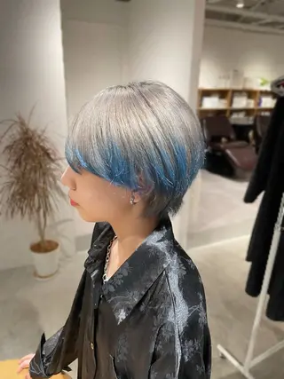 ショート カラー 💎韓国カラー Giness坂下巧のヘアスタイル