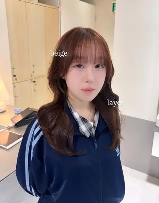 ロング カラー 表参道/ブリーチ /yuiのヘアスタイル