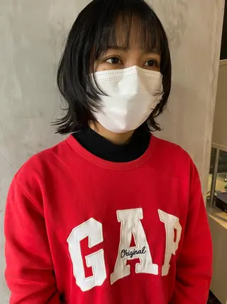 ショート カラー ヘアアレンジ stylist/蛯谷 珠里のヘアスタイル