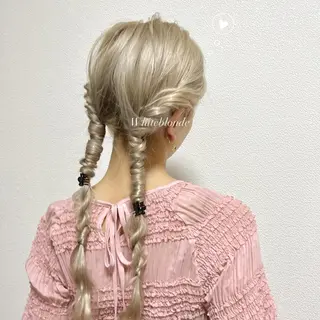 ヘアアレンジ haruka 🩶のヘアスタイル