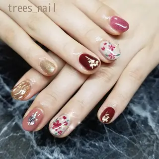 ネイル trees_ nailのネイルデザイン
