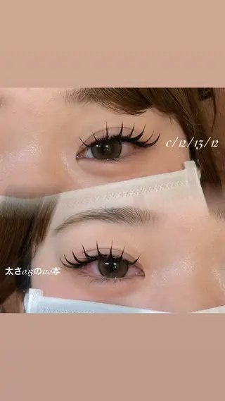 マツエク・マツパ toujours momo🍑のマツエク・マツパデザイン