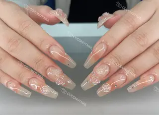 ネイル 神田 ココナッツのネイルデザイン