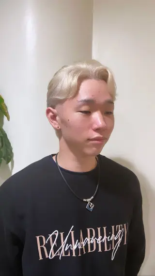 ショート カラー メンズ STELLA hair design salon所属・浅野 匠のヘアスタイル