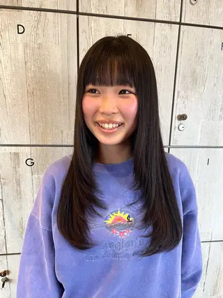 ロング フルールドソレイユ所属・♡ナナコ♡ レイヤー/艶髪のヘアスタイル