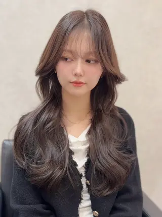 ロング カラー 《韓国レイヤー特化》 艶髪✨EMIのヘアスタイル