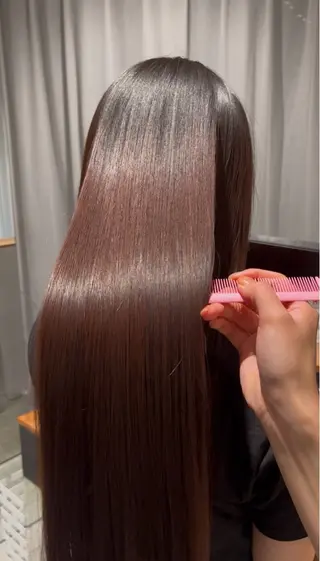 ミディアム パーマ いれい すずかのヘアスタイル