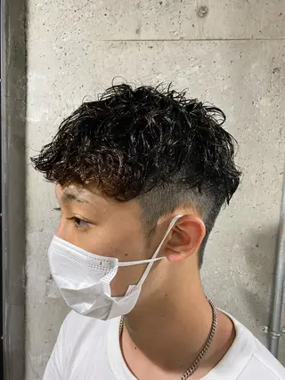 パーマ メンズ メンズブリーチカラー /パーマ ごーた立川のヘアスタイル