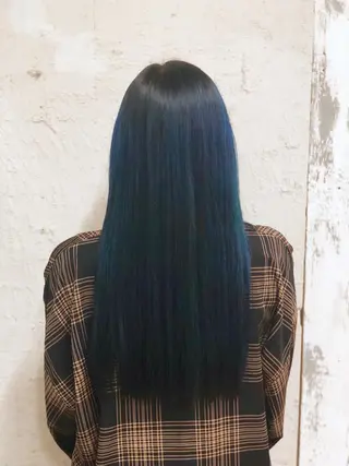 ロング カラー 桐原 竜也のヘアスタイル