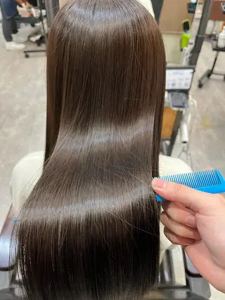 ロング カラー 🟢NEGi🟣 🫧髪質改善のヘアスタイル