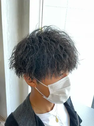 ショート パーマ メンズ 🔥Mackey🔥 メンズ特化型美容師のヘアスタイル