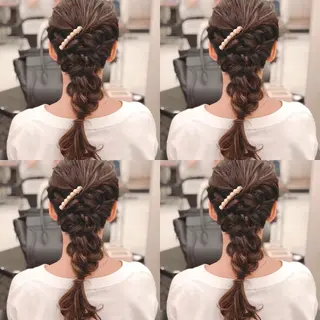 セミロング ヘアアレンジ 🌷MAYU 🌷のヘアスタイル